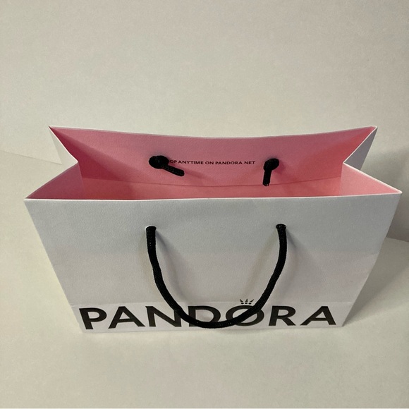 Pandora Jewelry Gift Bag Bundle Bracelet & Pendant Boxes Tissue Paper - Picture 7 of 8